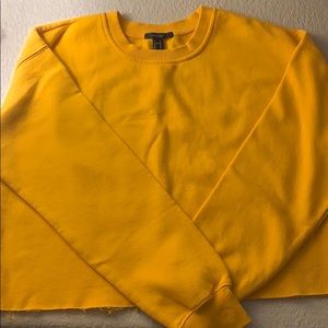 Forever 21 cropped crew neck L